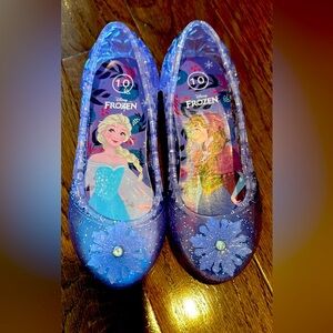 Frozen Light Up Disney Play Shoes - size 10
